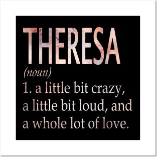 Theresa Girl Name Definition Posters and Art